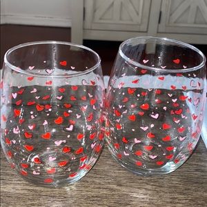 Hearts cup set of 2